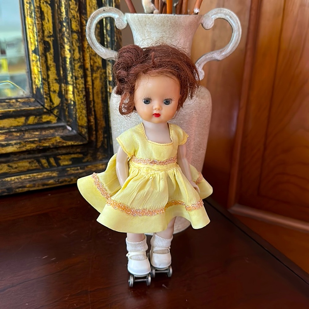 Nancy Ann “Muffie” Story Book Doll with Rollerskates